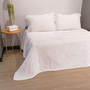 Plaid Allure con Maniche in Flanella a 250 g/m² - Bianco