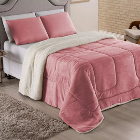 Plaid Napoli in microfibra 180 g/m² - Rosa
