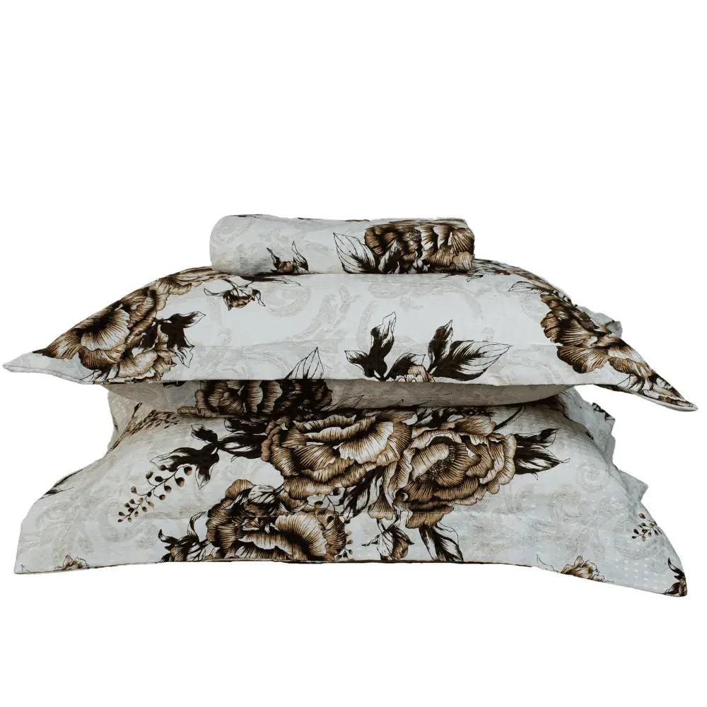Set Copriletto + 2 Copriguanciale 100% Cotone - Piquet Favo - Life&Color