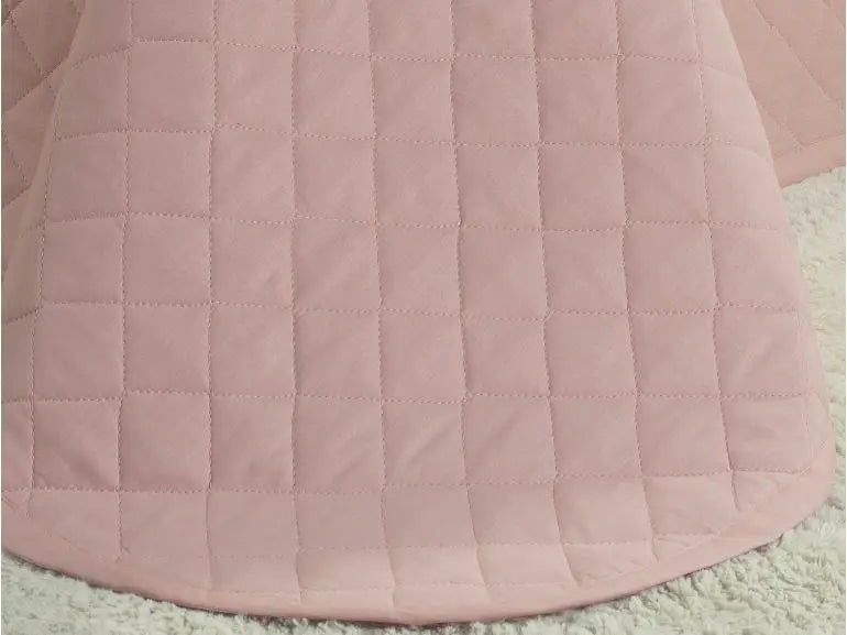 Set 1 Copriletto + 2 Copriguanciale 150 Fili - Colore Rosa Vintage - Life&Color